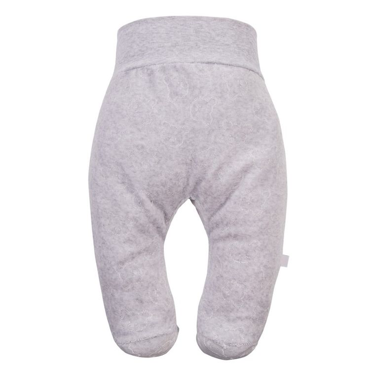 Półspiochy niemowlęce, welurowe, szare, Eevi