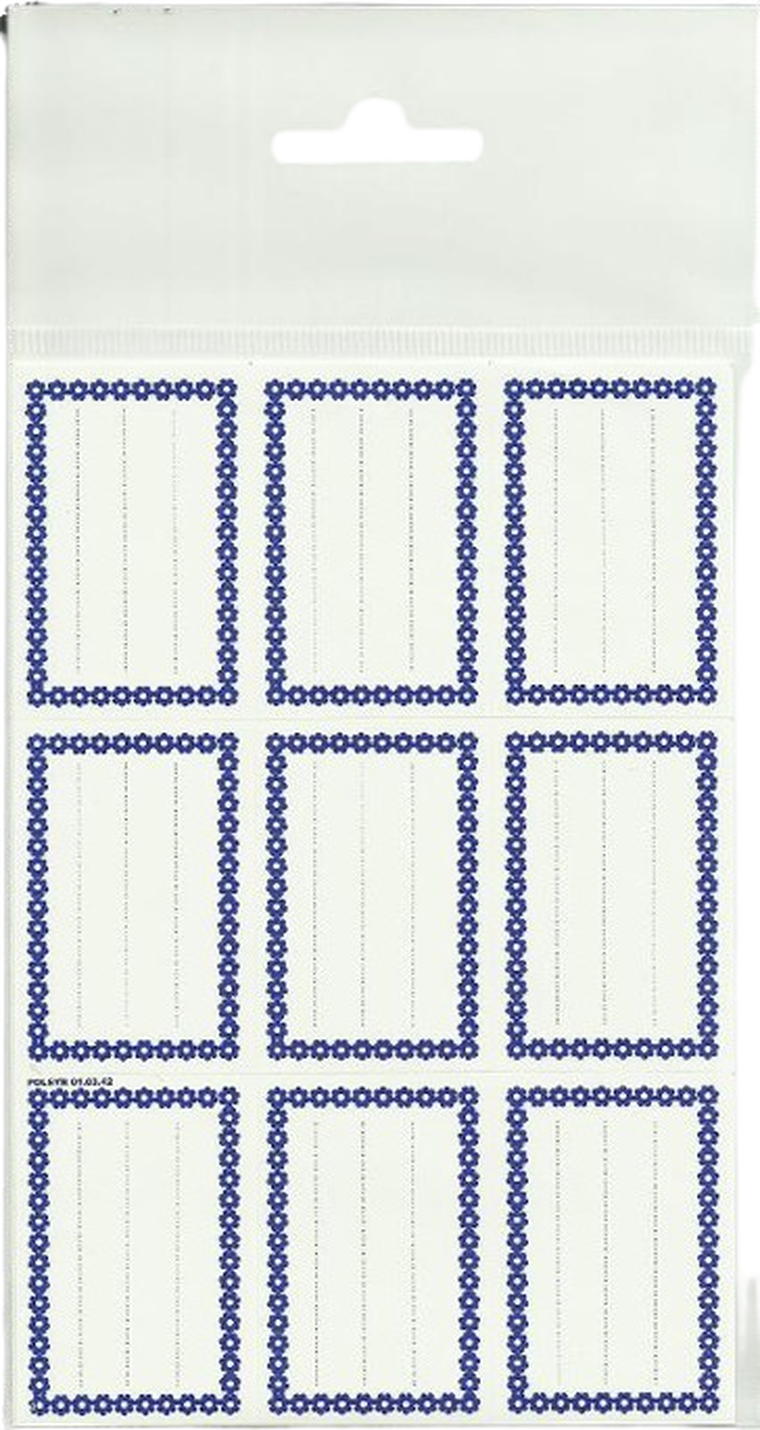 Polsyr, naklejki na zeszyt