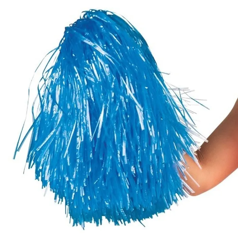 Pompon, cheerliderki, niebieski