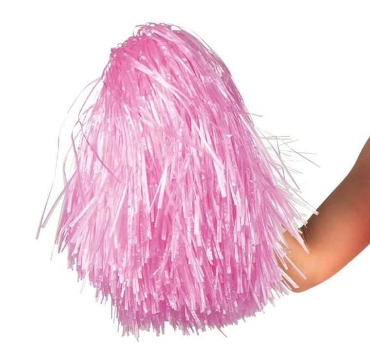 Pompon, cheerliderki, różowy