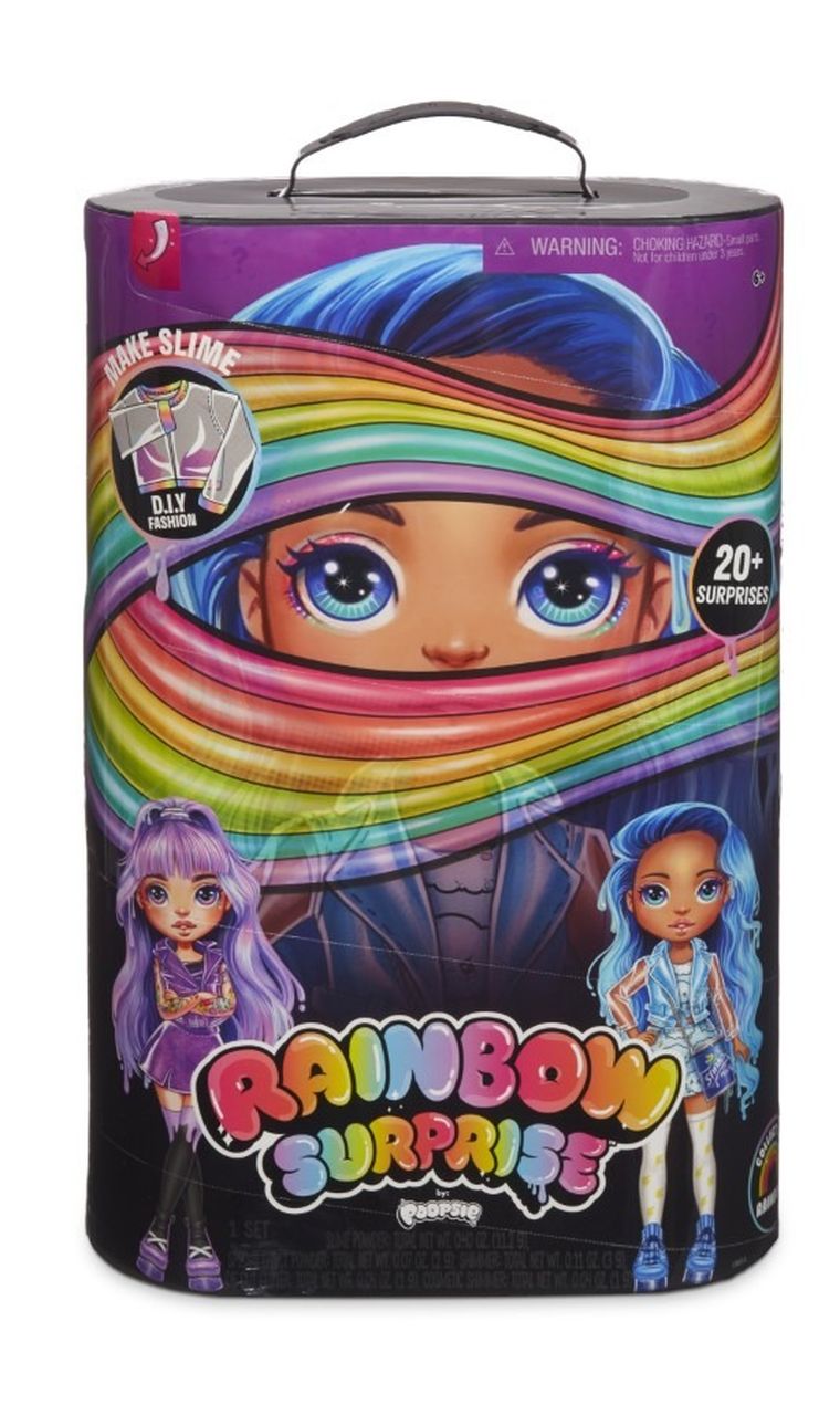 Poopsie, Rainbow Surprise, laleczka niespodzianka, Amethyst lub Blue, 1 szt.