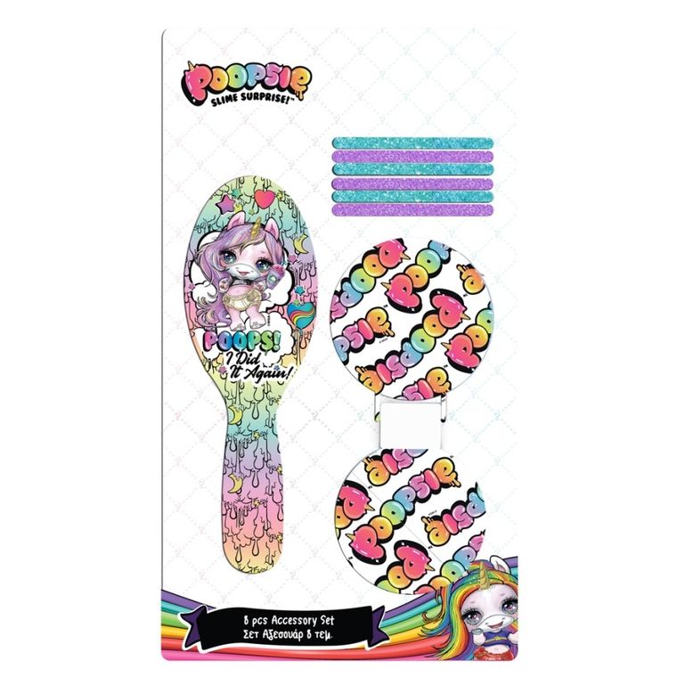 Poopsie, zestaw do włosów, 8 elementów
