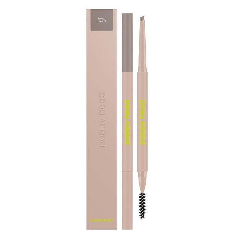 Poppy Head, Browsome, kredka do brwi, 02 Neutral Brown, 0.09g