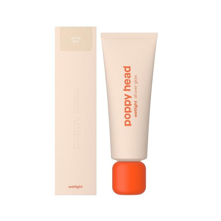 Poppy Head, Wetlight, płynny rozświetlacz do ciała i twarzy, 01 Glowsecco, 50 ml