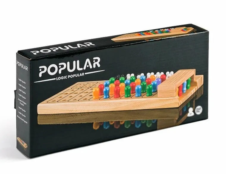 Popular, drewniana gra logiczna do kombinowania
