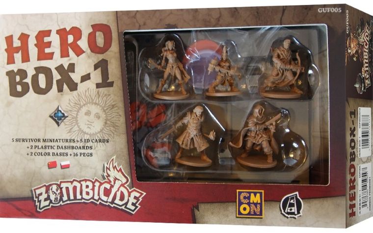 Portal Games, Zombicide: Czarna plaga - Hero Box-1, dodatek do gry