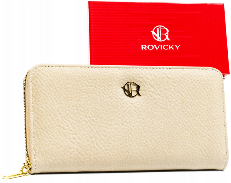 Portfel, beżowy, Rovicky