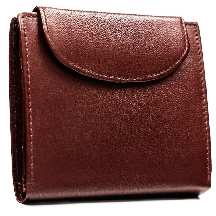 Portfel, bordowy, skórzany, 4U Cavaldi