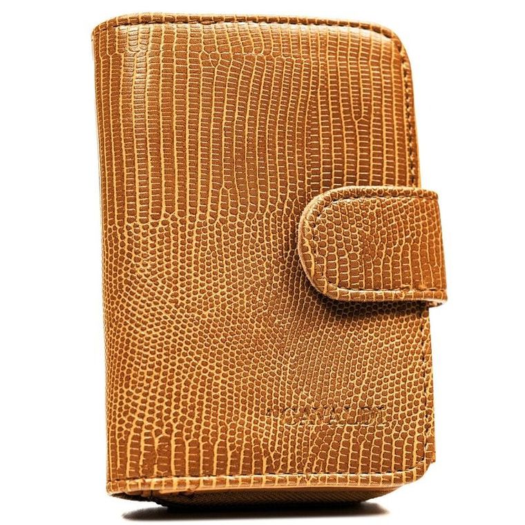 Portfel, brązowy, skóra ekologiczna, 4U Cavaldi