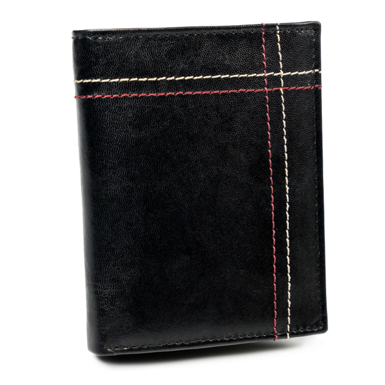 Portfel, czarny, skórzany, Always Wild