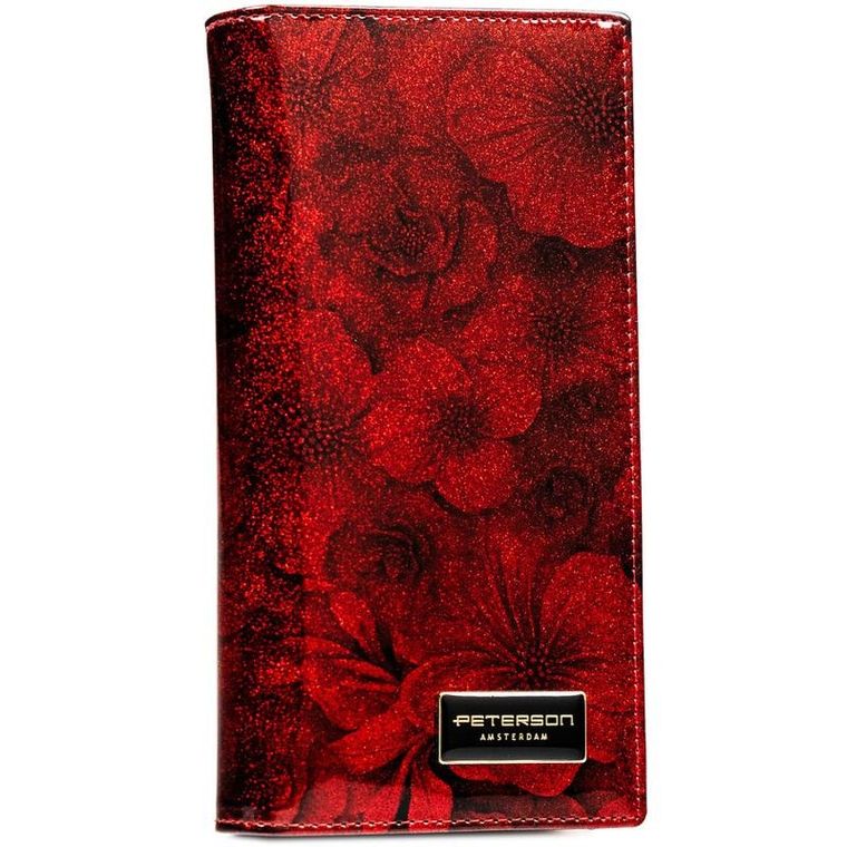 Portfel, czerwony, RFID, Peterson