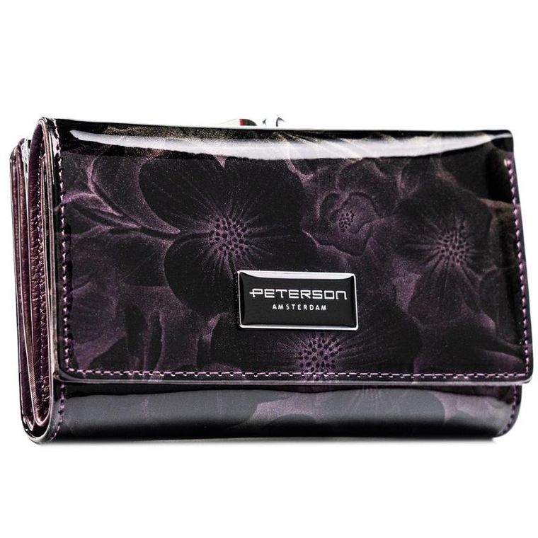 Portfel, fioletowy, Peterson