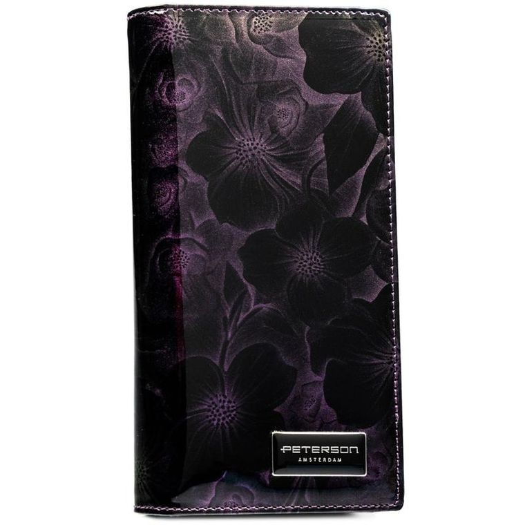 Portfel, fioletowy, RFID, Peterson