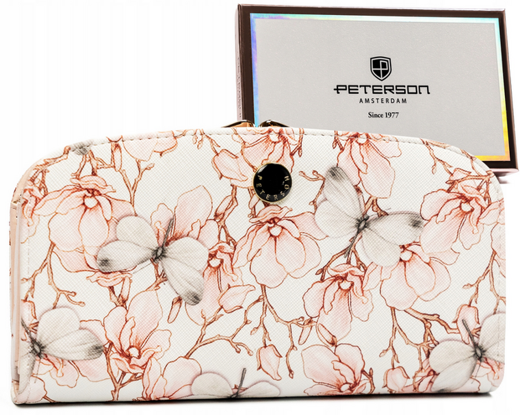 Portfel, mix, skóra ekologiczna, Peterson