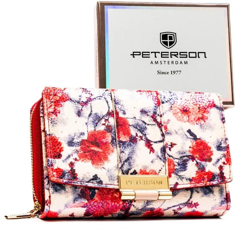 Portfel, mix, skóra ekologiczna, Peterson