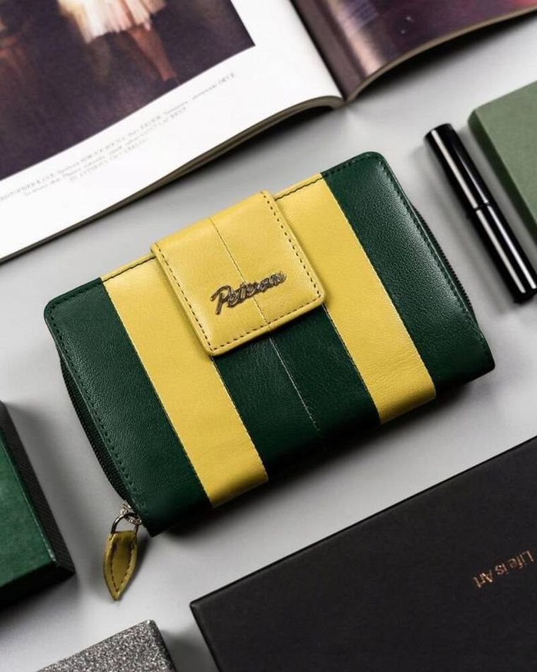 Portfel, mix, skórzany, Peterson