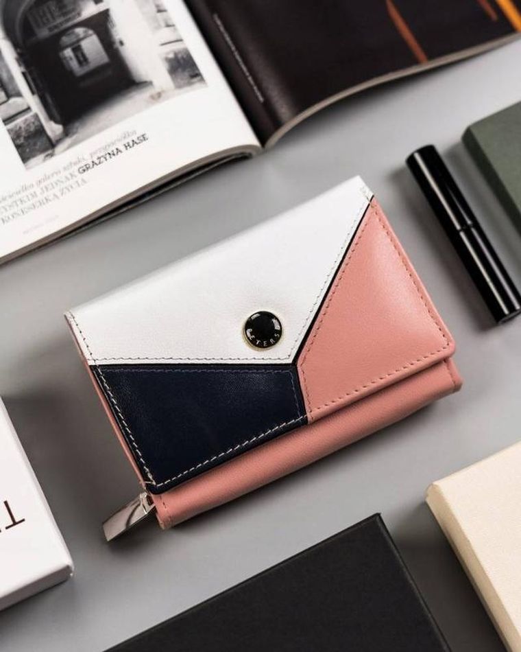 Portfel, mix, skórzany, Peterson