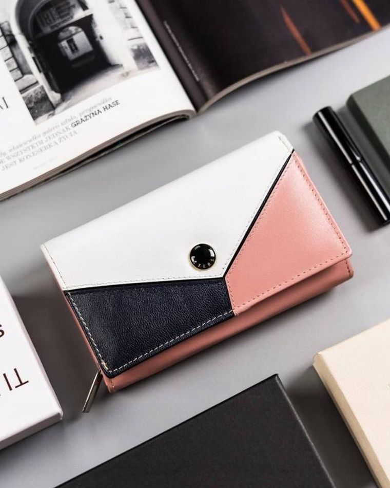 Portfel, mix, skórzany, Peterson