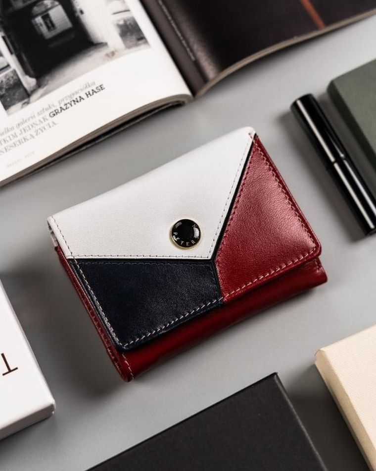 Portfel, mix, skórzany, Peterson