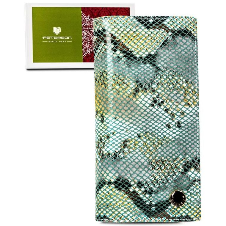 Portfel, mix, skórzany, Peterson