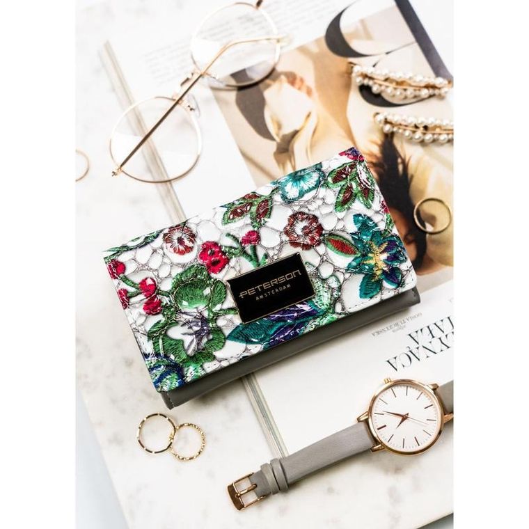 Portfel, mix, skórzany, Peterson