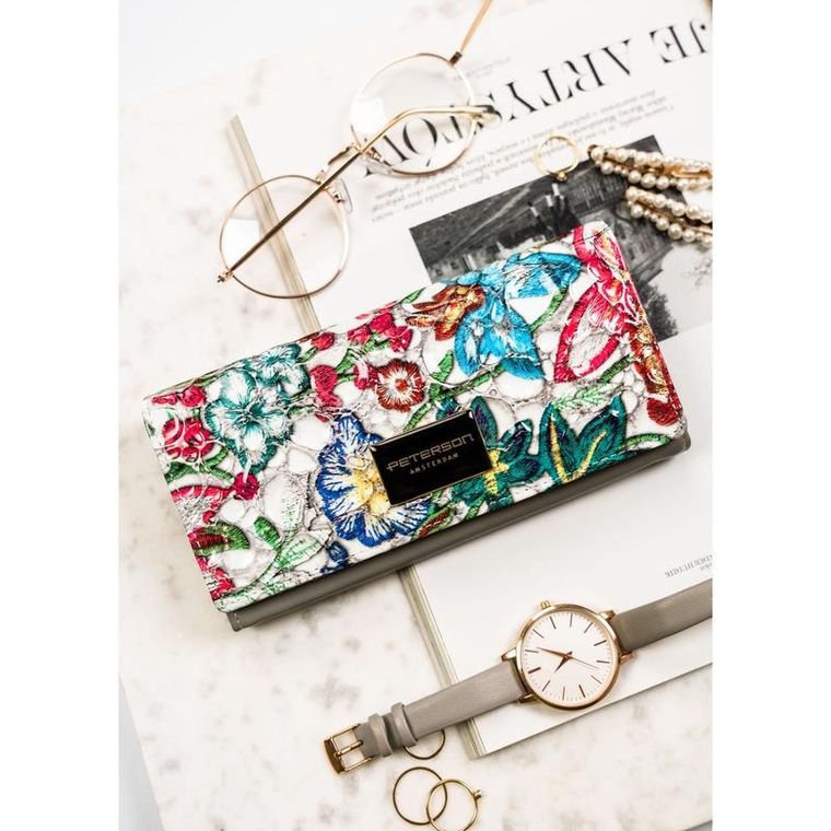 Portfel, mix, skórzany, Peterson