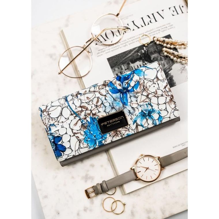 Portfel, mix, skórzany, RFID, Peterson