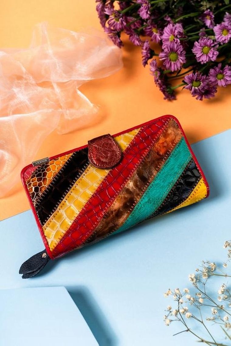 Portfel, mix, skórzany, Rovicky