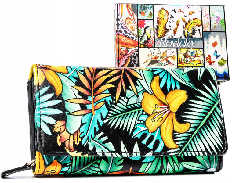 Portfel, mix, skórzany, Rovicky