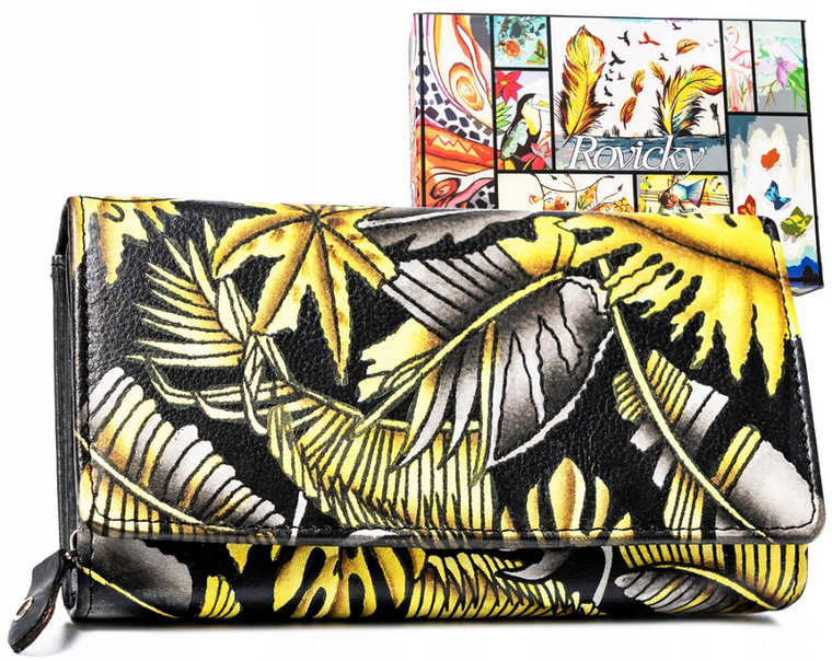 Portfel, mix, skórzany, Rovicky