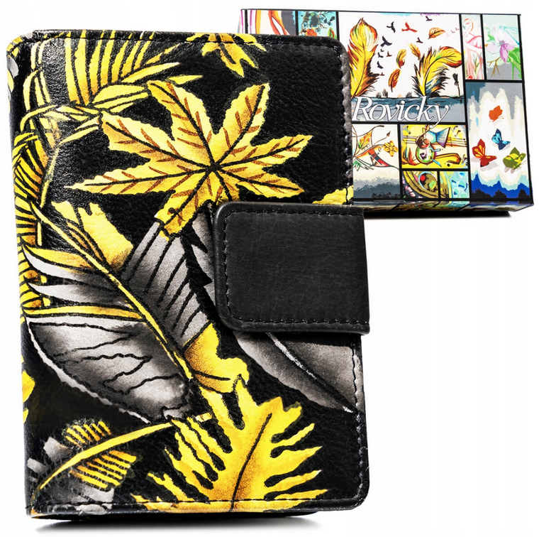 Portfel, mix, skórzany, Rovicky