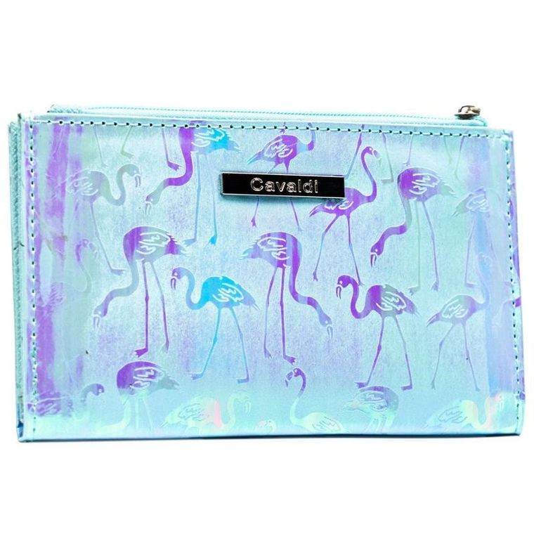 Portfel, niebieski, skóra ekologiczna, 4U Cavaldi