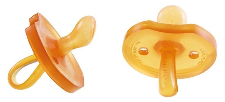 Poupy, smoczek anatomiczny z naturalnej gumy, 0m+