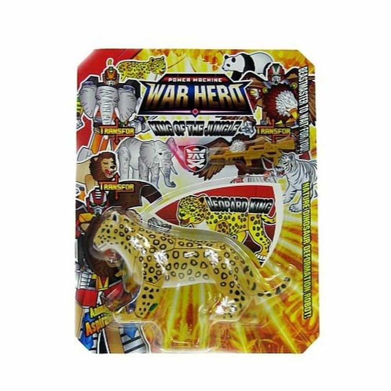 Power Machine, War Hero, King Of The Jungle, Leopard King, lampart, figurka akcji