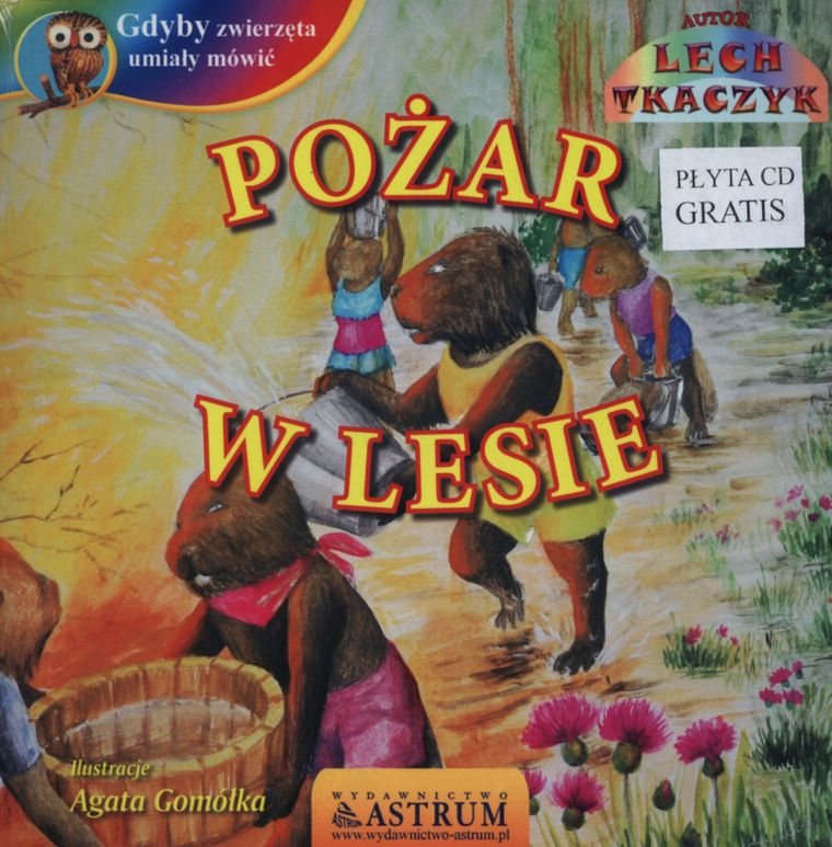 Pożar w lesie + CD