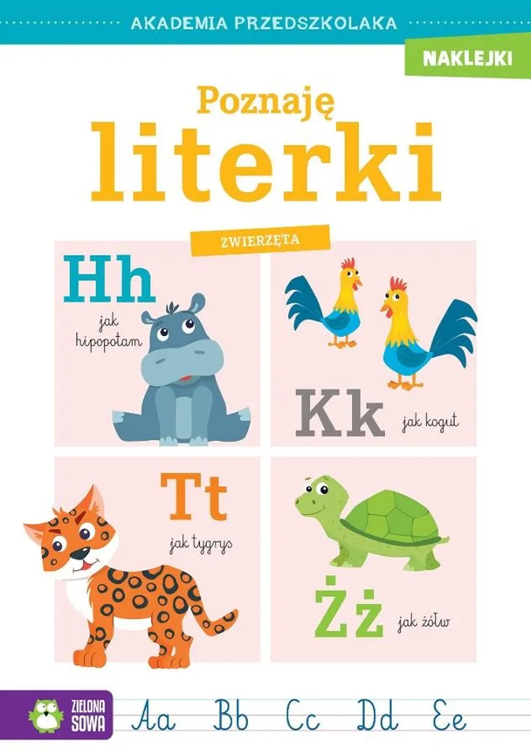 Poznaję literki. Zwierzęta. Akademia przedszkolaka