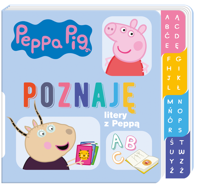 Poznaję litery z Peppą. Świnka Peppa. Poznaję...
