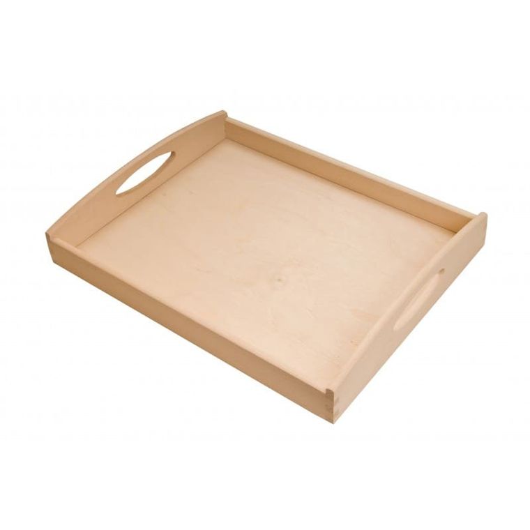 Practic, drewniana taca do serwowania, 40-30 cm