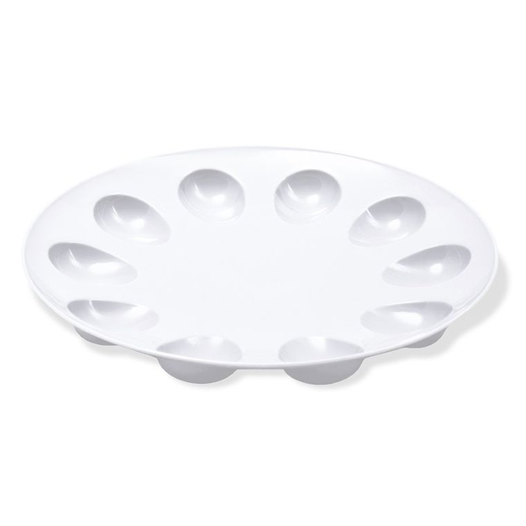 Practic, talerzyk do jaj, śr. 23 cm, bąble biały