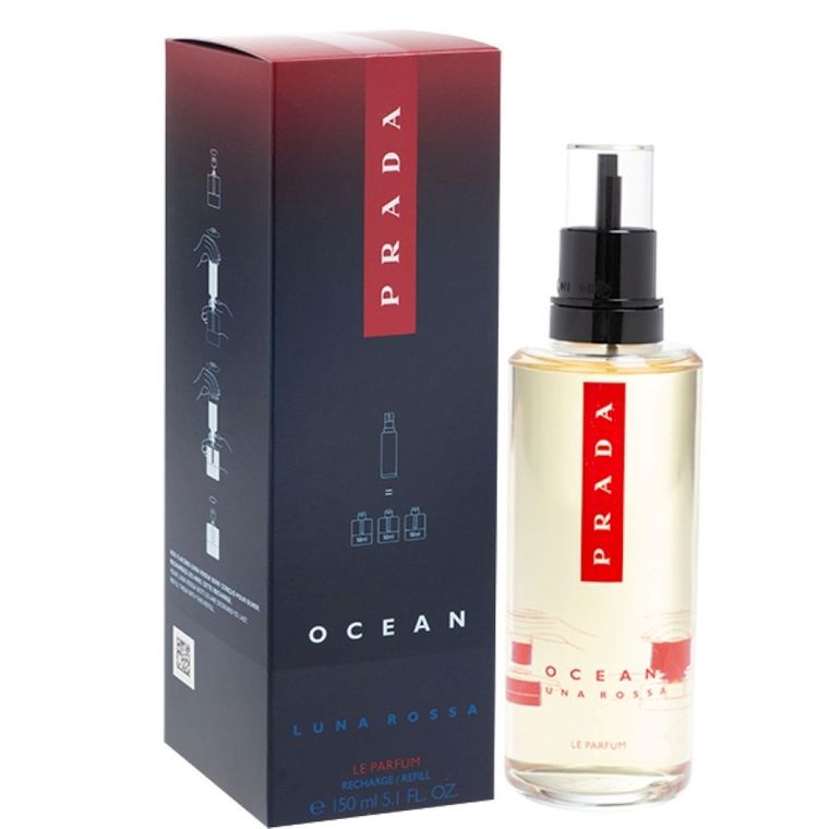 Prada, Luna Rossa, Ocean Le Parfume, perfumy, refill, 150 ml