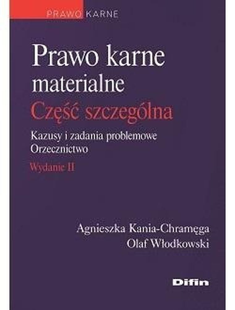 Prawo karne materialne. Część szczególna