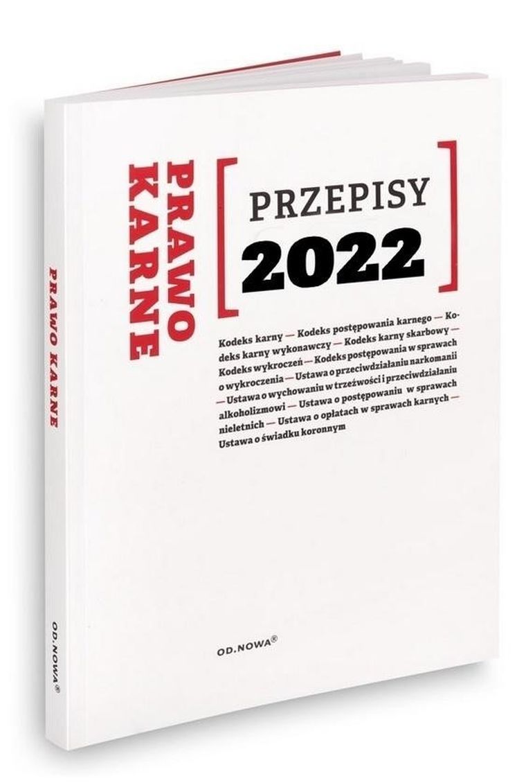 Prawo karne. Przepisy 2022