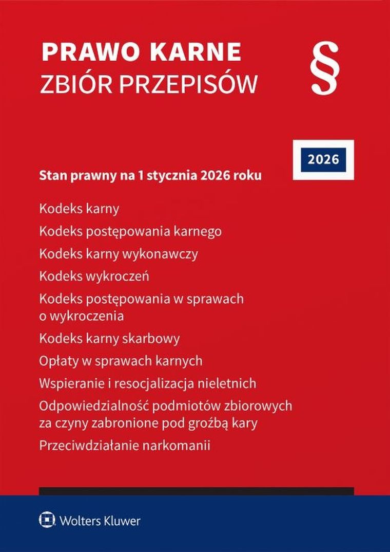 Prawo karne. Zbiór przepisów