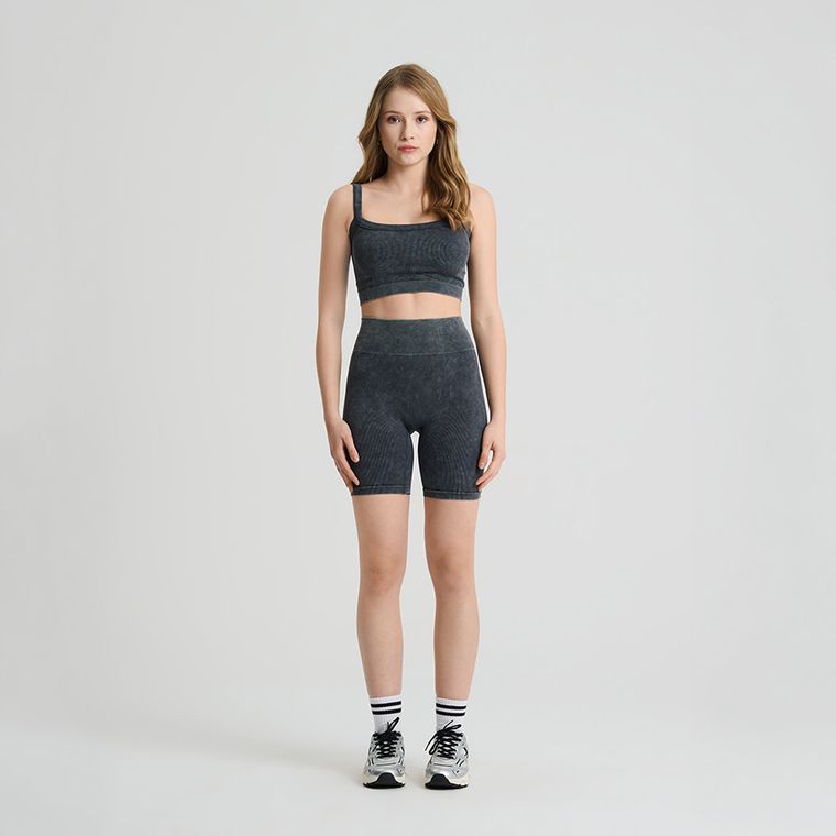 Prążkowane grafitowe kolarki NOWEAR