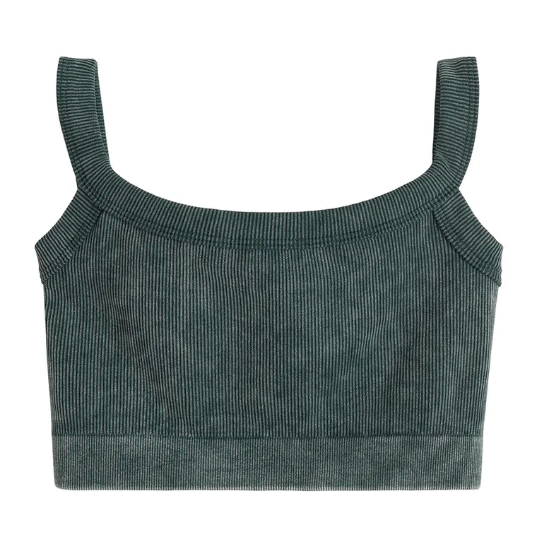 Prążkowany top na ramiączka NOWEAR