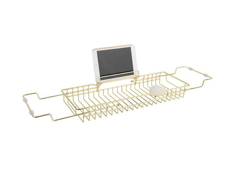 Present Time, półka na wannę, Caddy, metalowa, 18-20-61 cm