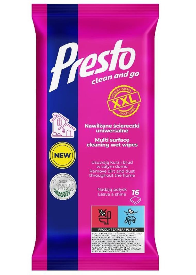Presto, ściereczki gospodarcze, uniwersalne, 16 szt