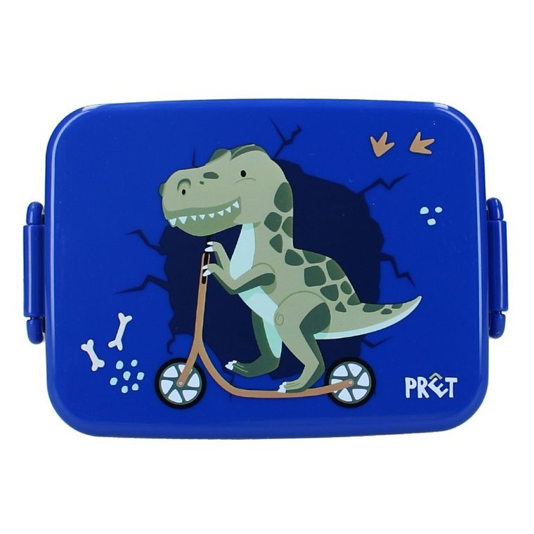 Pret, Dino, lunchbox z przegródką, navy
