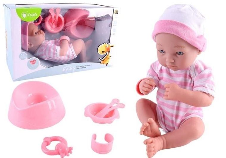 Pro-kids, lalka bobas, z akcesoriami, 36 cm
