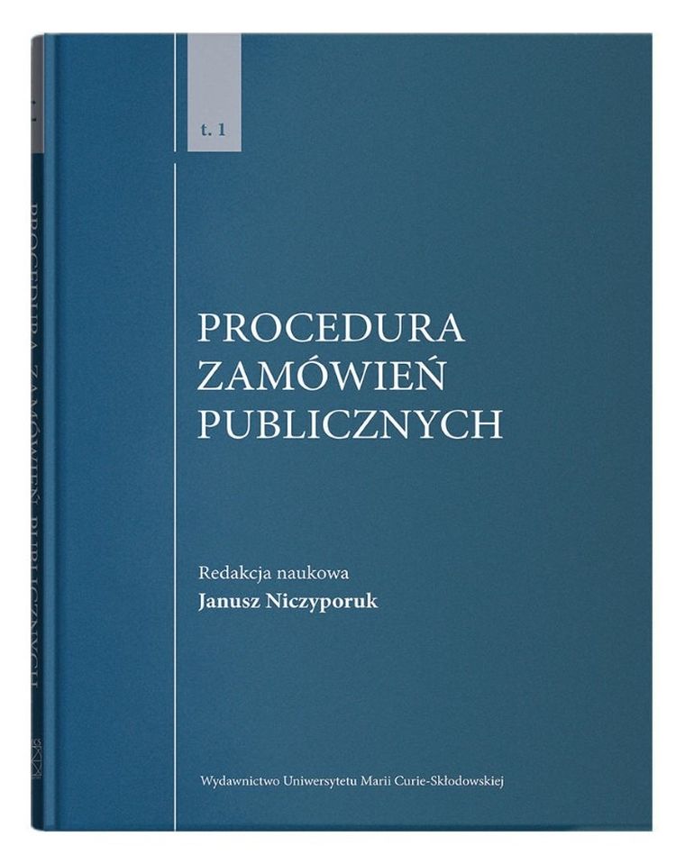 Procedura zamówień publicznych. Tom 1